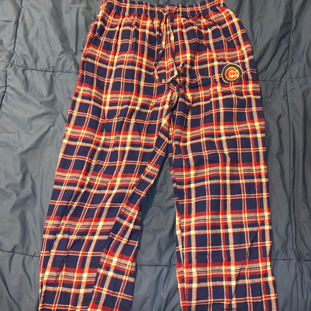 Chicago Cubs flannel pajama pants